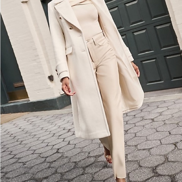 Le Lis Pants - LE Lis • Vegan Leather Cream Pants